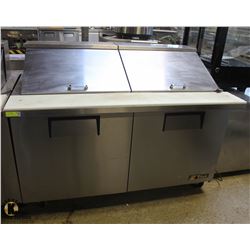 5' TRUE DUAL-DOOR S/S REFRIGERATED PREP TABLE