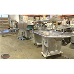 HOBART COMMERCIAL DISHWASHER LINEUP W/ CUSTOM