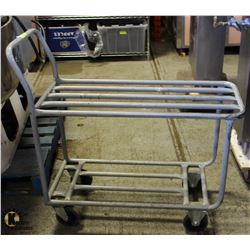 2-TIER HD MOBILE SHIPPING CART