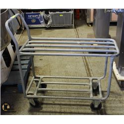 2-TIER HD MOBILE SHIPPING CART