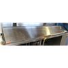 Image 1 : BAILIFF SEIZURE 92" STAINLESS STEEL WALLSHELF W/
