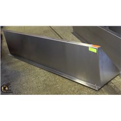 BAILIFF SEIZURE 56" STAINLESS STEEL WALLSHELF