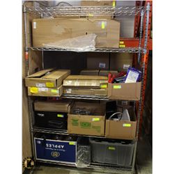 BAILIFF SEIZURE: S/S COMM. WIRE-SHELF UNIT, 5-TIER