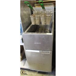 DEAN NATURAL GAS DUAL-BASKET DEEP FRYER