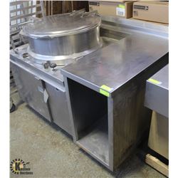 MARKETFORGE KETTLE W/ CUSTOM S/S CABINET