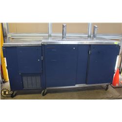 PERLICK 2 DOOR KEGERATOR W/ 2 TOWERS