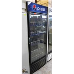 BAILIFF SEIZURE: QBD SINGLE-DOOR UPRIGHT DISPLAY