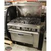 Image 1 : IMPERIAL IR-6 36" OVEN /W 6 BURNERS NAT GAS