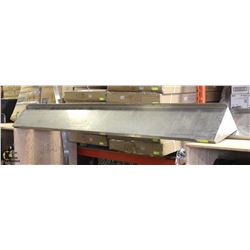 8' STAINLESS STEEL COMMERCIAL WALLSHELF