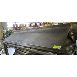 STAINLESS STEEL WALLSHELF- 54" X 12"