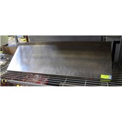 3' STAINLESS STEEL WALLSHELF- 36" X 12"