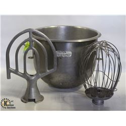 20 QT MIXER BOWL WITH PADDLE ATTACHMENT