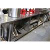Image 1 : 12' COMMERCIAL CABINET W/ RINSING SINK