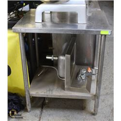 S/S COMMERCIAL WORKTABLE W/ UNDERSHELF STORAGE