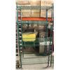 Image 1 : BAILIFF SEIZURE 3' GREEN-WIRE  STORAGE RACK-4 TIER