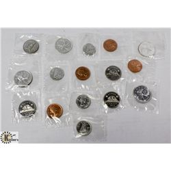 LOT OF ASSORTED SEALED PROOF LIKE 1963 COINS