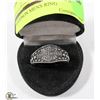 Image 1 : SILVER TONED & BLACK HARLEY DAVIDSON MENS RING