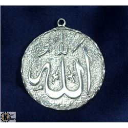 ORNATE STERLING SILVER PENDANT.