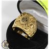 Image 1 : GOLD TONED MASONIC MENS SIZE 11.75