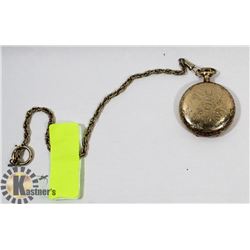 VINTAGE 1895 ELGIN HUNTER CASE POCKET WATCH WITH
