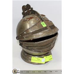 REPLICA SCALE KNIGHTS HELMET.