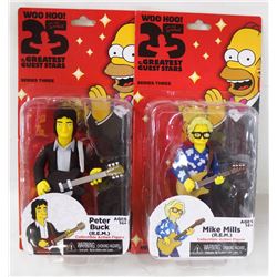 LOT OF 2 ASSORTED SIMPSONS ACTION FIGURES.
