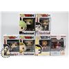 Image 1 : LOT OF 6 ASSORTED FUNKO POP VINYL FIGURES.