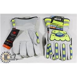 LOT OF 2 BDG ARC TEK SIZE X2L PREMIUM WORK GLOVES.