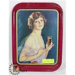1974 LIMITED EDITION REMAKE OF 1927 COCA COLA TRAY