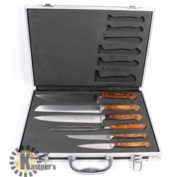 EISVOGEL 6-PC GERMAN KNIFE SET IN METAL