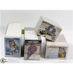 LOT OF 4 BOXES & SETS OF HOCKEY CARDS