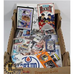 LOT OF WAYNE GRETZKY COLLECTIBLES INCLUDING HOCKEY