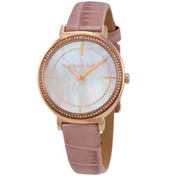 NEW MICHAEL KORS CINTHIA MOTHER OF PEARL DIAL