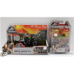 LOT OF 2 JURASSIC WORLD FIGURES.
