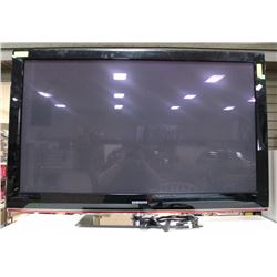 SAMSUNG 50" TV WITH REMOTE.