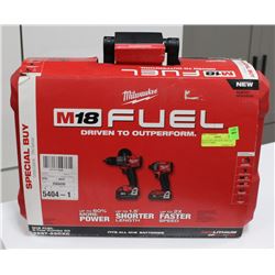 MILWAUKEE M18 FUEL 2997-22CXC 2 TOOL COMBO KIT.