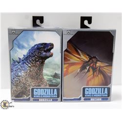 LOT OF 2 GODZILLA ACTION FIGURES - GODZILLA &