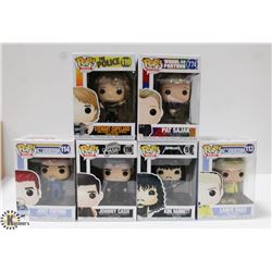 LOT OF 6 ASSORTED FUNKO POP VINYL FIGURES.
