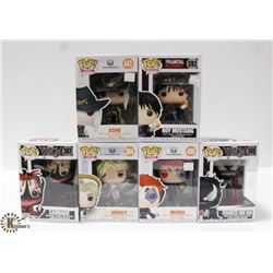 LOT OF 6 ASSORTED FUNKO POP VINYL FIGURES.