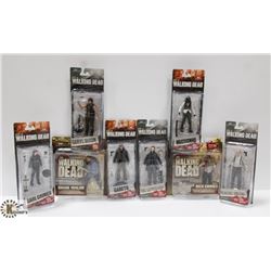 BOX OF ASSORTED WALKING DEAD COLLECTIBLES.
