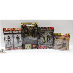LOT OF ASSORTED WALKING DEAD COLLECTIBLES.