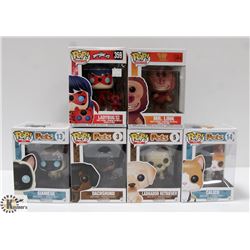 LOT OF 6 ASSORTED FUNKO POP VINYL FIGURES.