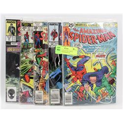 LOT OF 5 COLLECTOR COMICS AMAZING SPIDERMAN 20