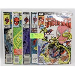LOT OF 5 COLLECTOR COMICS SPIDERMAN #1