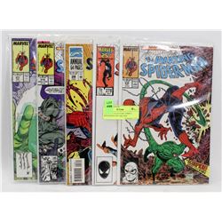 LOT OF 5 COLLECTOR COMICS SPIDERMAN MCFARLANE