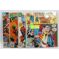 LOT OF 5 COLLECTOR COMICS SUPERMAN 20 CENTS