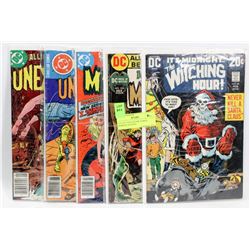 LOT OF 5 COLLECTOR COMICS HORROR 20 CENTS
