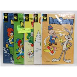 LOT OF 5 WHITMAN DISNEY COMICS