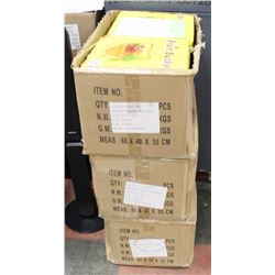 3 CASES OF WOOD FOLDING FRUIT BASKETS