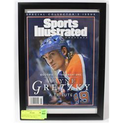 FRAMED SPECIAL COLLECTOR'S ISSUE WAYNE GRETZKY A